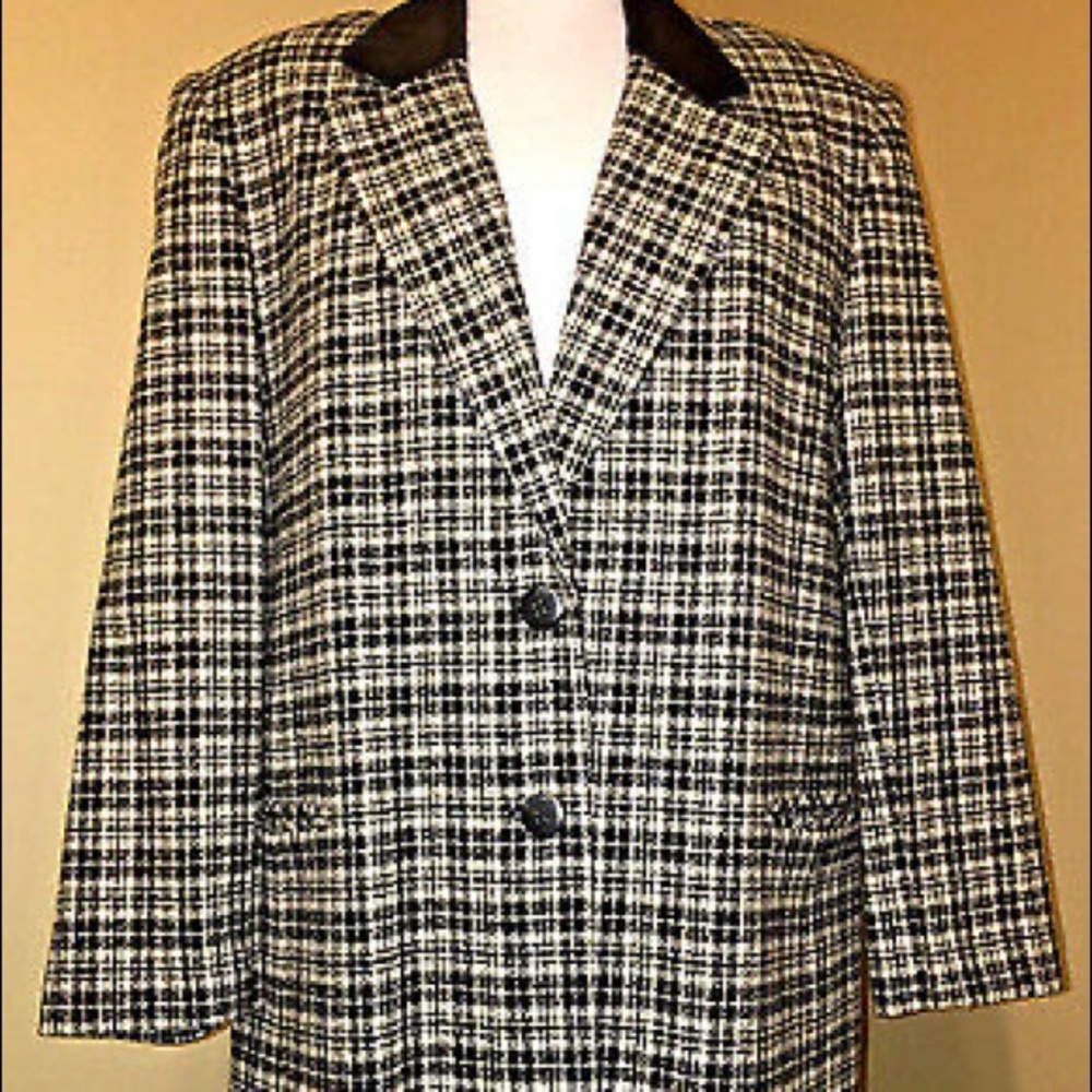 White Stag Wool Blend Fully Lined Jacket Blazer